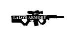 lalo's armory/gun sign/BLACK