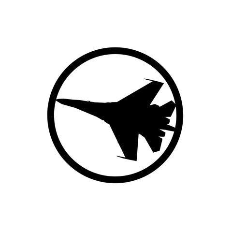f14/custom jet sign/SILVER