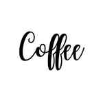coffee/custom script sign/BLACK