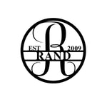 rand est 2009/monogram sign/BLACK