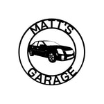 matt's garage/cadillac ctsv sign/BLACK
