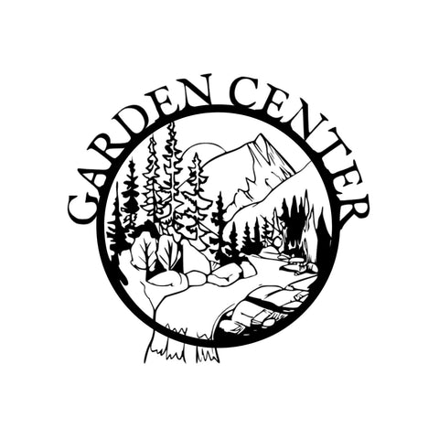 garden center/custom sign/SILVER